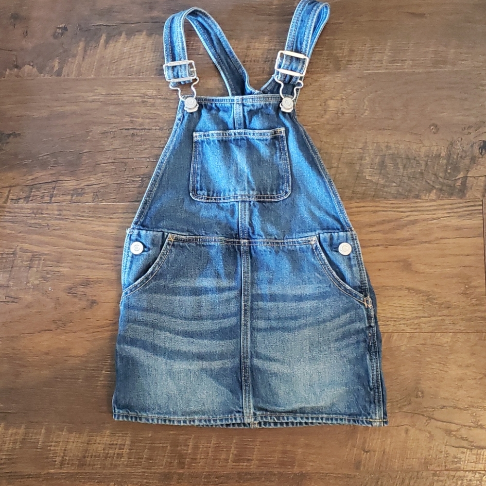 Baby Gap Girls Denim Skirt Overalls